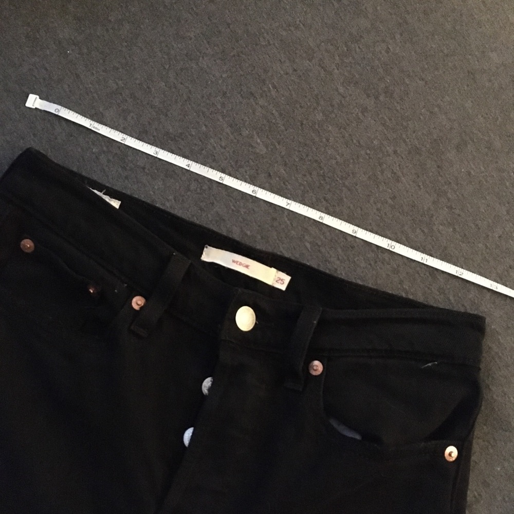 relisted Levis Wedgie Icon fit 25 in Black desert - Picture 3 of 3